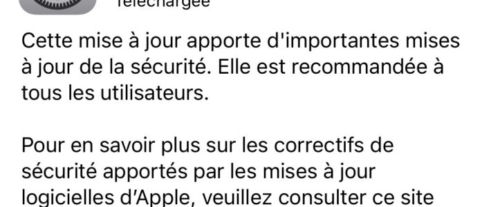 iPhone : la mise à jour iOS 14.4.2 corrige une faille de sécurité critique