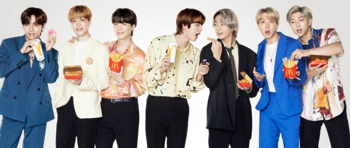 McDonald’s dévoile une collaboration avec BTS, le célèbre boys band coréen
