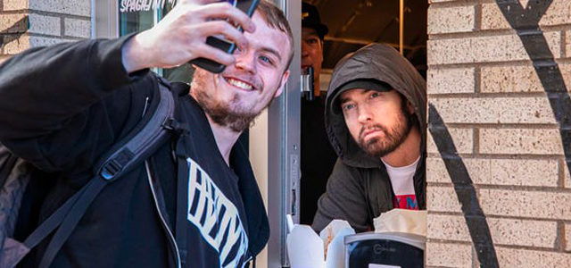 Eminem surprend ses fans durant l’ouverture se son restaurant