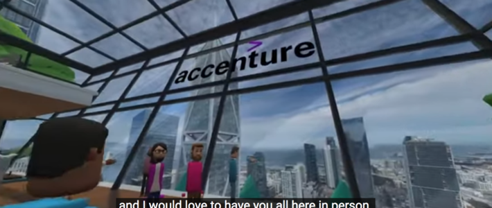 Pourquoi Ã  son tour, Accenture dÃ©veloppe son mÃ©tavers interne…