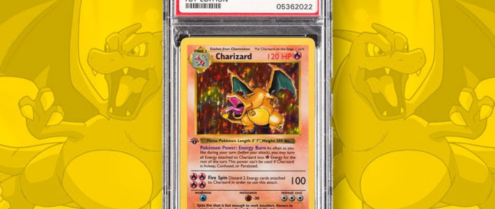 Une carte Pokémon de « Charizard » vendue 336.000 dollars