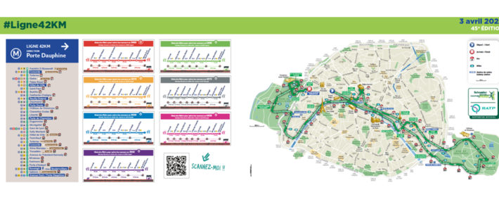 la RATP crée une « ligne » de métro pour le Marathon de Paris 2022