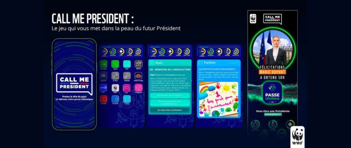 WWF vous glisse dans la peau du président de la République