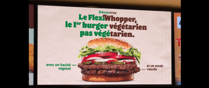 Burger King sort un burger pour les végétariens qui mangent de la viande