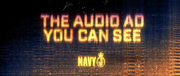 La Navy australienne cache une campagne de recrutement dans une pub audio