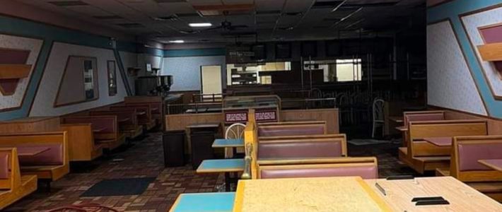 Une salle d’un Burger King des années 80 retrouvée intacte